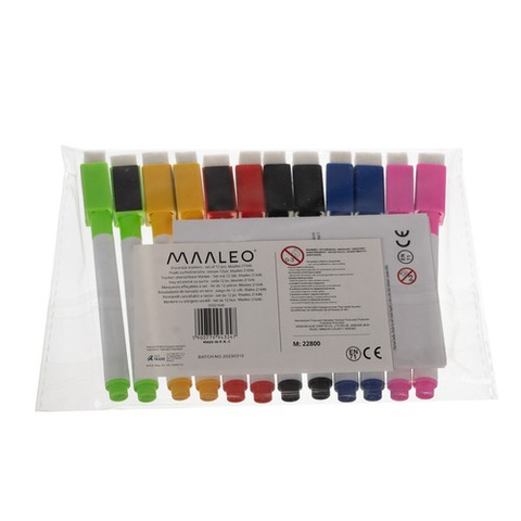 Sauso valymo žymekliai - 12 vnt. rinkinys Maaleo 21646