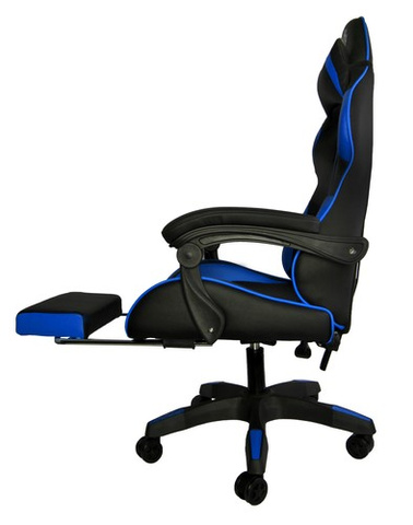 Gaming Chair - Black and Blue Dunmoon