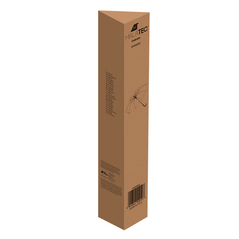 Transparenter weißer Regenschirm