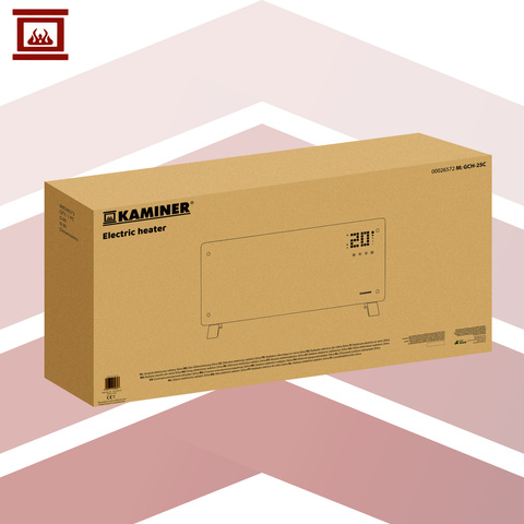 Chauffage électrique en verre Zelva Kaminer 26572