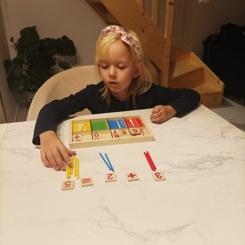 Wooden sticks for learning to count 22447