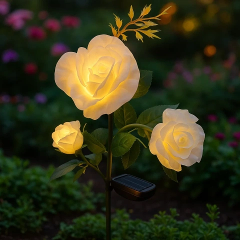 Solární lampa růže Gardlov 25282