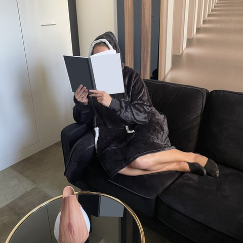 XXL sweatshirt - blanket black Ruhhy 24403