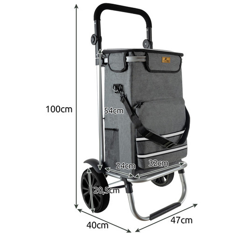 Chariot de transport pliable Malatec