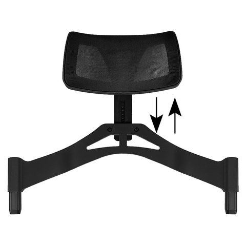 Chaise de maquillage en aluminium avec appui-tête