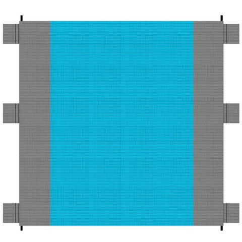Paplūdimio/pikniko antklodė 208x208cm Trizand 21209