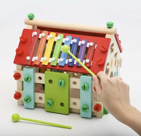 Wooden educational house Kruzzel 22564