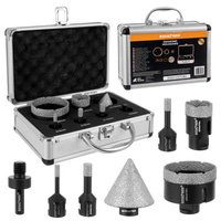 Алмазные корончатые сверла - набор из 7 штук Bigstreen 27080