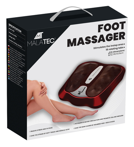 Foot massager with heating