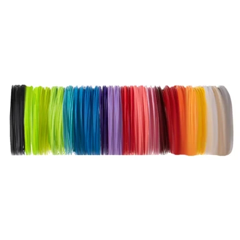 Filaments PLA 3D - 20 pièces. x 5m 19872