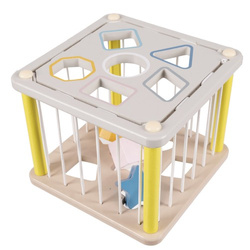 Sorter - wooden sensory cube 22885
