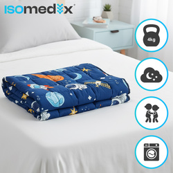 Weighted blanket 100x150cm 4kg Isomedix 26897