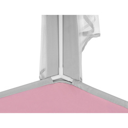 Kinderzelt grau und rosa Kruzzel 23476