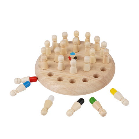 Jeu d'échecs à mémoire - Kruzzel en bois 26251