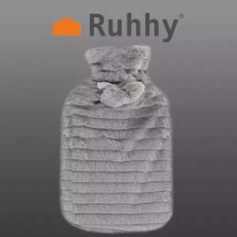 Gummi-Wärmflasche mit Deckel 2000 ml Ruhhy 19806