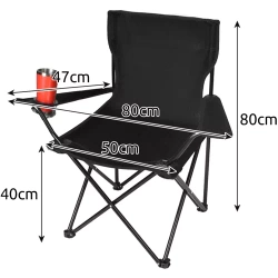 Fishing chair black K23673