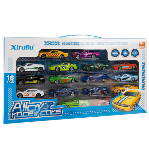 Colorful cars/springs 1:64 - 16 pcs. 26319