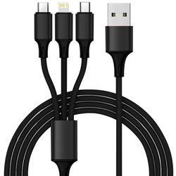 4x USB-Autoladegerät + Xtrobb 19907-Kabel