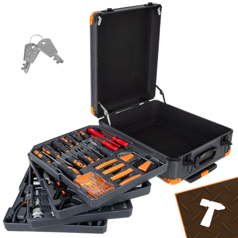 Tool set in a 1000-piece case. Bigstreen 26510