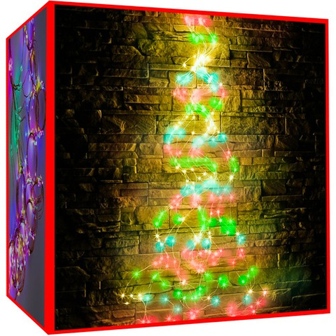 200 LED lights - angel hair - multicolor 12V