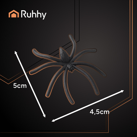 Artificial spiderweb + 2 Ruhhy spiders 26074