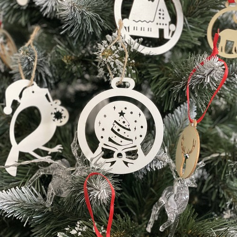 Wooden baubles - 20pcs Ruhhy