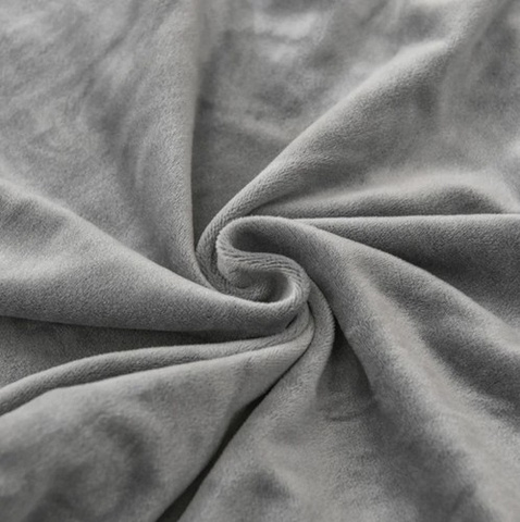 Chair cover - gray velvet Ruhhy 22979