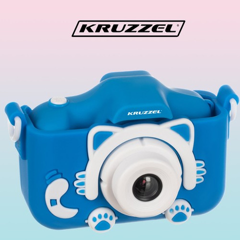 Kruzzel AC22295 blaue Digitalkamera