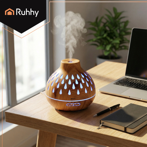 Diffuseur d'arômes et humidificateur Puri Ruhhy 26633