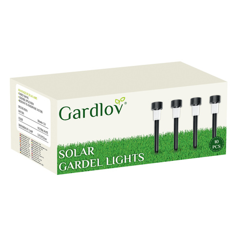 Lampes solaires de jardin - 10 pièces Gardlov 23859