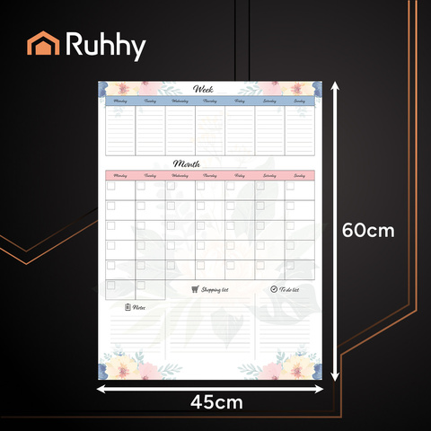 Ruhhy 26716 magnetic refrigerator planner