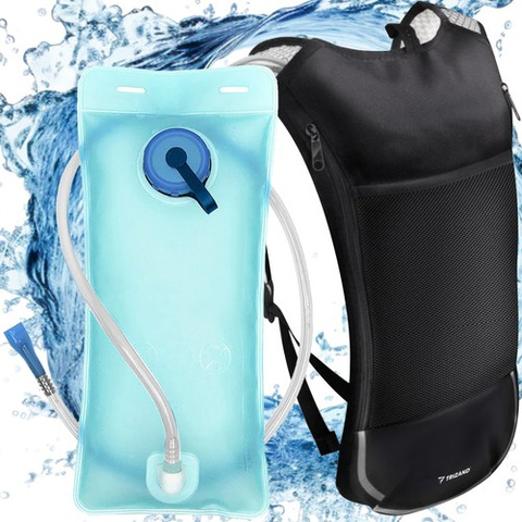 Rucksack mit Wasserblase – Grau 23489