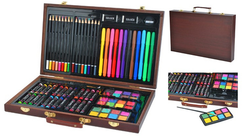 Painting set 81 pcs in a case