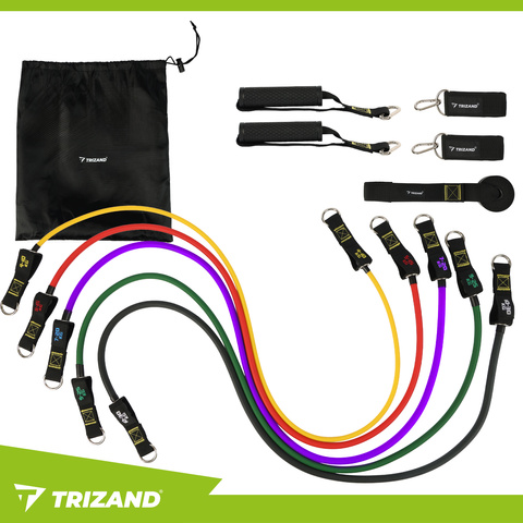 Zestaw gum do ćwiczeń - 5szt. Trizand 25880