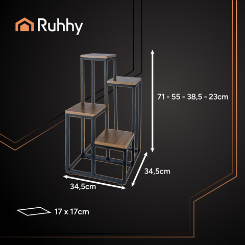 Standing flower stand 69 cm Ruhhy 25997