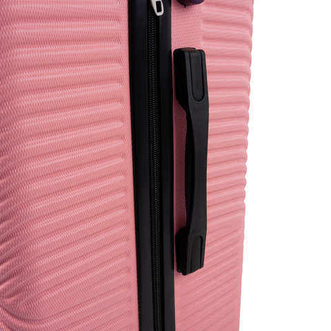 3-in-1-Kofferset - rosa Trizand 26663