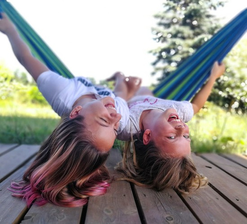 Hammock without spreader bars Iso Trade multicolour 150 kg 240 x 150