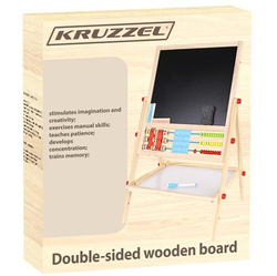 Kruzzel 22472 double-sided wooden board