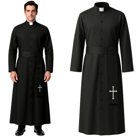 Costume de prêtre d&#39;Halloween de Ruhha 26174