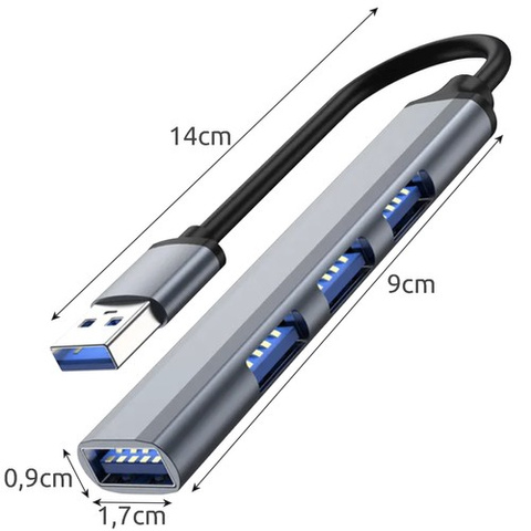 USB HUB - 4 porty 3.0 + 2.0 Izoxis 21940