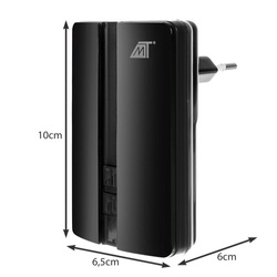 Wireless doorbell black Malatec 23371