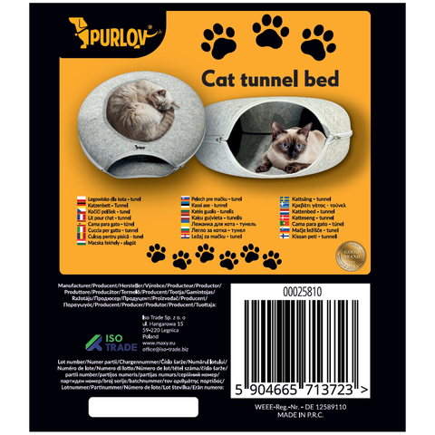 Cat Bed - Tunnel Purlov 25810