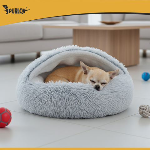 Hunde-/Katzenbett - Plüsch Purlov 26583