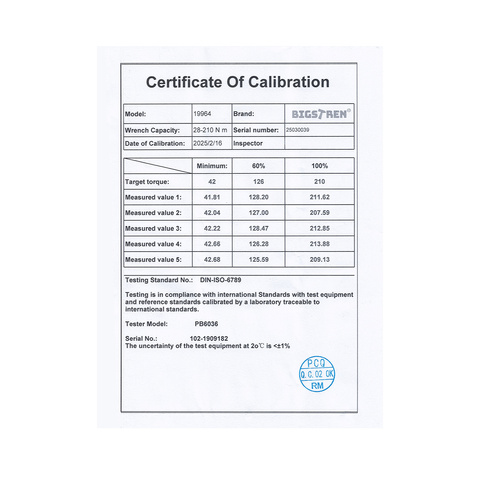 Clé dynamométrique 17/18/21mm Bigstren 19964