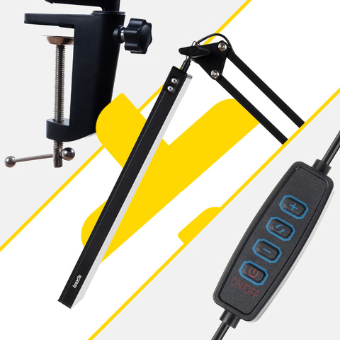 Lampka biurkowa kreślarska 2w1 Izoxis 26357