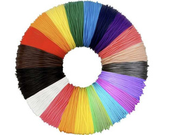 PLA 3D filaments - 20 pcs. x 3m Kruzzel 19874
