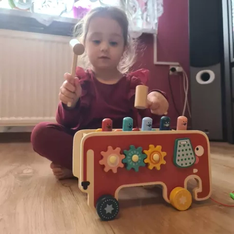 Wooden elephant - Kruzzel 20349