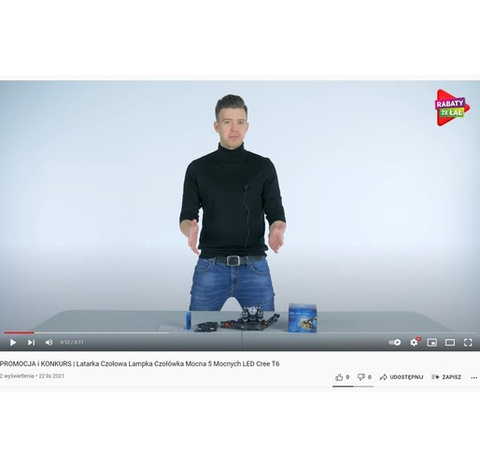 Headlamp 5 x LED T6 CREE