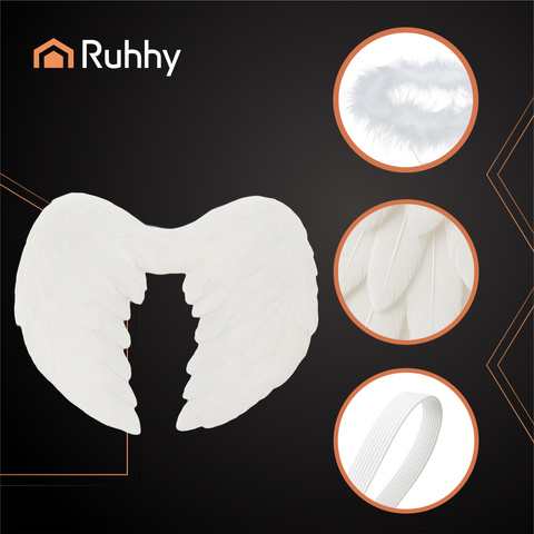 Angel wings 2 pieces 45 x 35 cm Ruhhy 26479