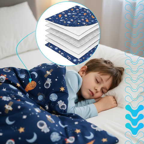 Weighted blanket 100x150cm 4kg Isomedix 26897